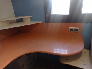 Escritorio DF Silestone Naranja