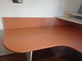 Escritorio DF Silestone Naranja