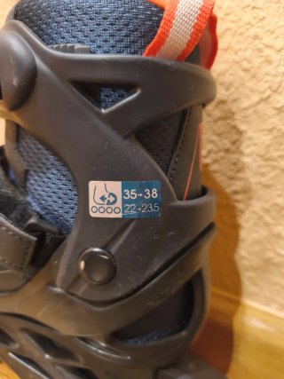 Patines en línea Oxelo Talla 35-38 + bolsa OXELO