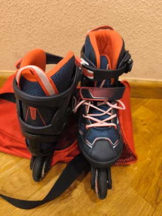 Patines en línea Oxelo Talla 35-38 + bolsa OXELO