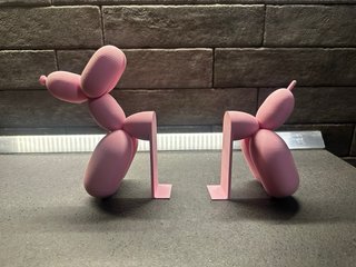 Porta libri cane palloncino multicolore