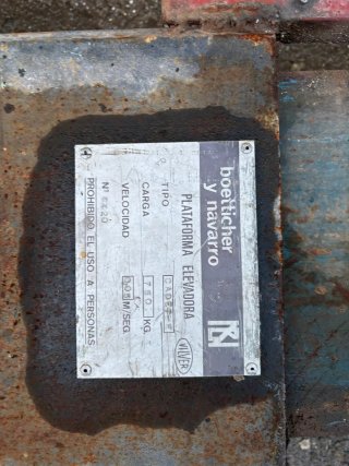 Sinfin Montacargas 7m Trifásico