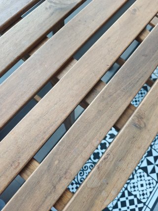 Mesa Plegable Ikea Askholmen Madera Marrón
