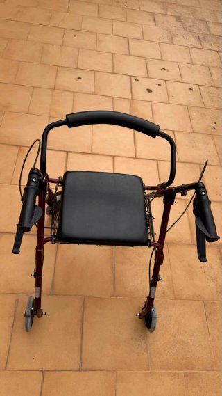 Andador ortopédico con cesta