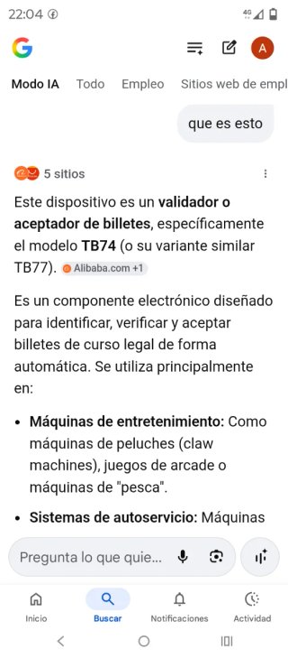 Validador de billetes tengo. 4 por si le interesan