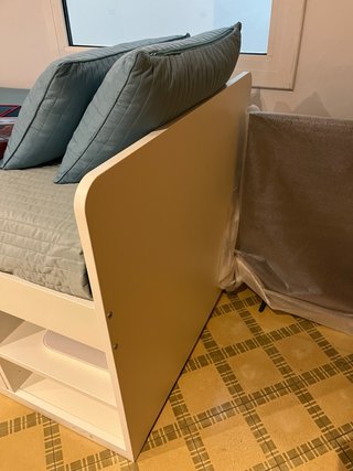Cama individual Ikea 90x200cm con cajones