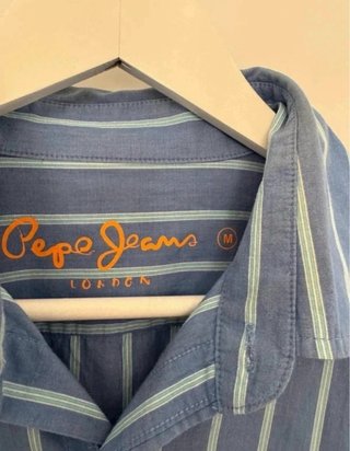 Camisa Pepe Jeans Hombre Azul Rayas