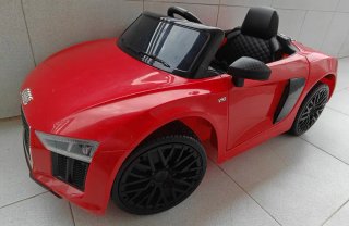Coche eléctrico Audi R8 Spyder Rojo