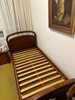 Cama con somier 90 cm