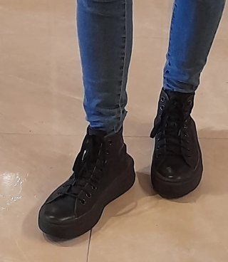 Converse All Star Botas Negras Talla 37