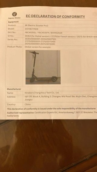 Xiaomi Pro 2 Patinete Eléctrico