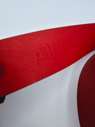 Cintura Gucci Rosso Fibbia GG Argentata. Nuovo