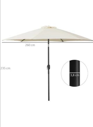 Ombrellone per terrazzo/giardino
