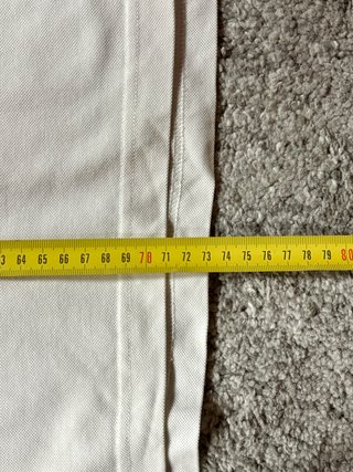 Tommy Hilfiger polo blanco cuello mao L