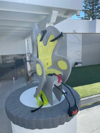 Silla Portabebés Bici Niños Btwin Gris