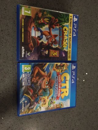 PS4 Crash Bandicoot N. Sane Trilogy y CTR