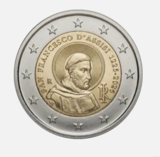 Moneda 2 euros Italia 2026 San Francisco