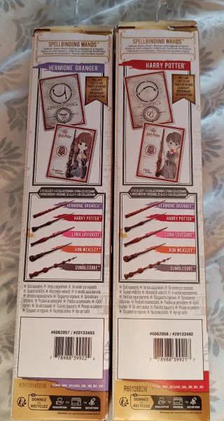 Pack Varitas Harry Potter Hermione y Harry