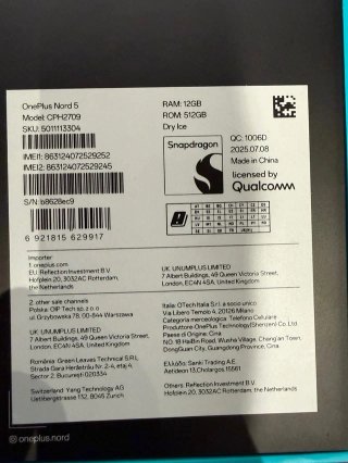 OnePlus Nord 5 12GB 512GB