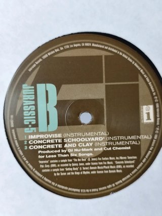 Vinilo Jurassic 5 - Improvise 12" 1999