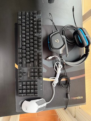 Pack Gaming Teclado, Ratón y Auriculares