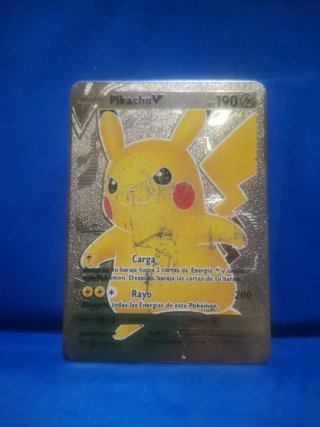 Carta Pokémon Pikachu V Dorada 190