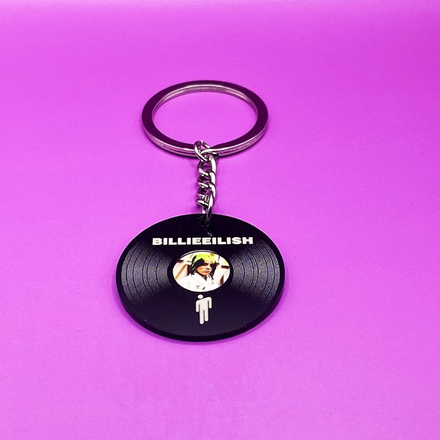 Llavero Disco Vinilo Billie Eilish