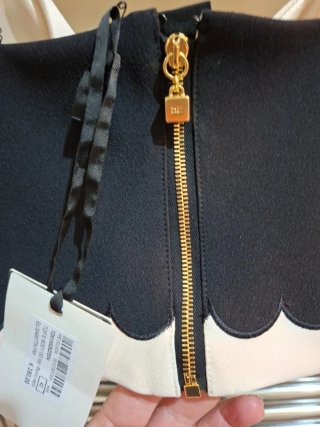 Top Elisabetta Franchi nero e bianco