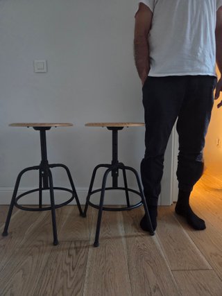 Taburete Kullaberg IKEA Metal y Madera.