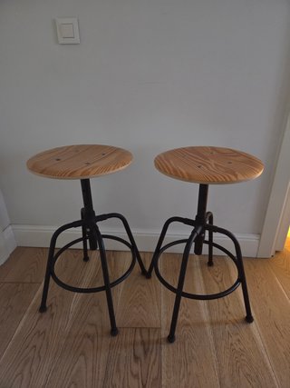 Taburete Kullaberg IKEA Metal y Madera.