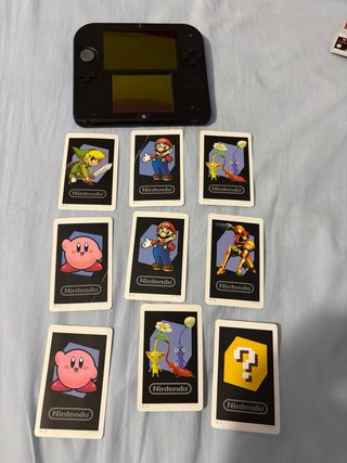 Nintendo 2DS Negra y Azul** SIN LAPIZ**