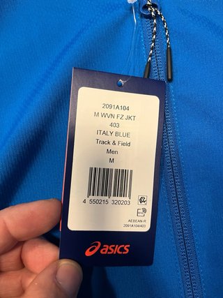 Giacca Asics Track & Field Blu Taglia M