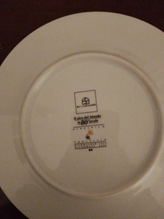 Piatto da dessert Accornero in porcellana