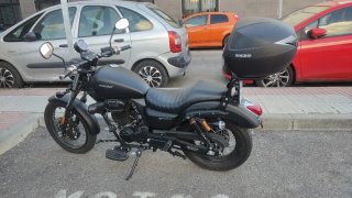 Macbor Rockster Flat 125 Negra