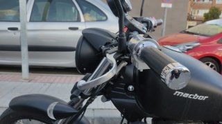 Macbor Rockster Flat 125 Negra
