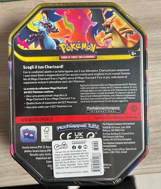 Pokémon Tin Mega Charizard X & Y Sigillate