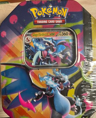 Pokémon Tin Mega Charizard X & Y Sigillate