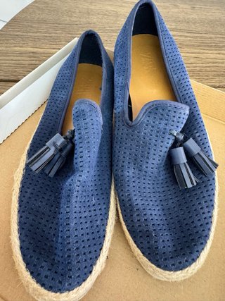 Mocassini Zara Uomo Blu Tg 41