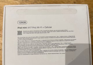 iPad mini 7 Wifi + Cellular 5G, 128GB