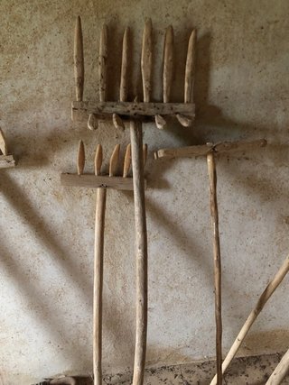 Herramientas de labranza antiguas