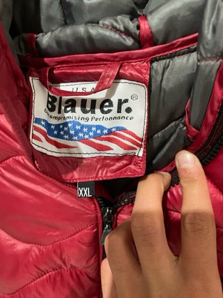 Blauer Piumino Rosso Uomo