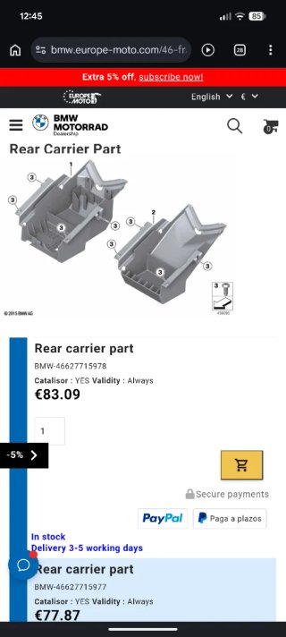 Caja Batería BMW S1000RR