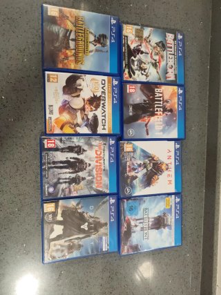 Lote 8 Juegos PS4: Battleborn, Overwatch, Destiny,
