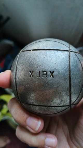 Bolas de petanca y estuche vintage