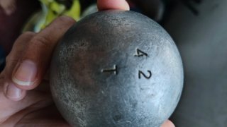 Bolas de petanca y estuche vintage
