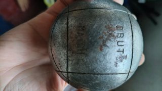 Bolas de petanca y estuche vintage