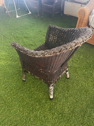 Butacas de mimbre elegante