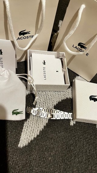 Pulsera Lacoste Plata