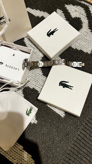 Pulsera Lacoste Plata