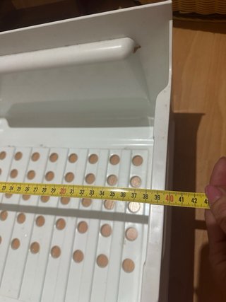 Cajón para congelador blanco